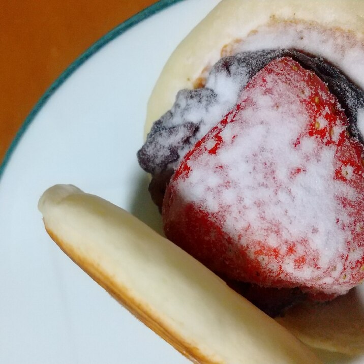 糖質offHMで苺どら焼き風